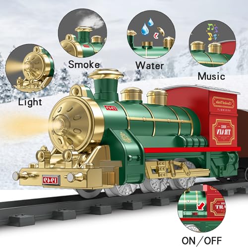 Electric Train Set with Smoke Light & Sound O344