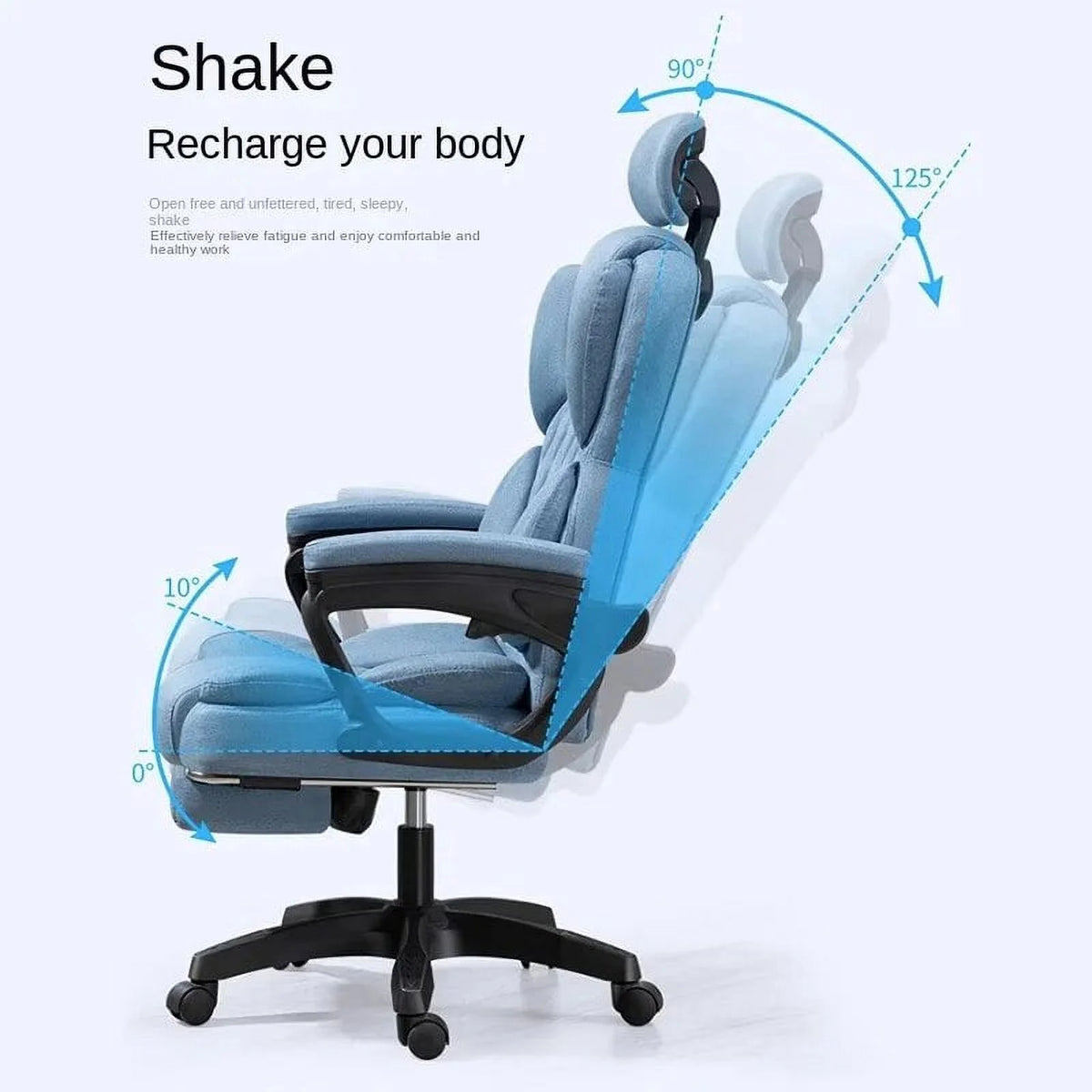 Liftable Reclining Computer Chair I321