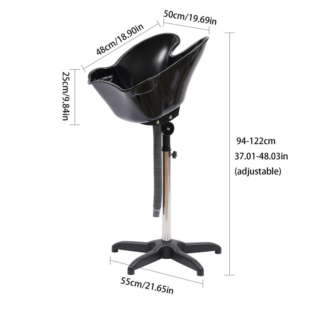 Portable Height Adjustable Shampoo Bowl D712