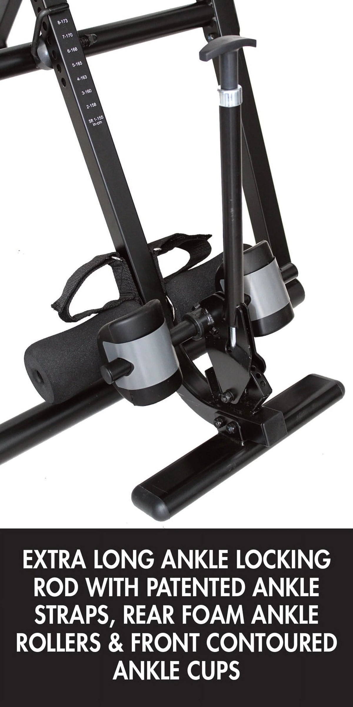 Blue Heat and Vibration Massage Inversion Table Y225