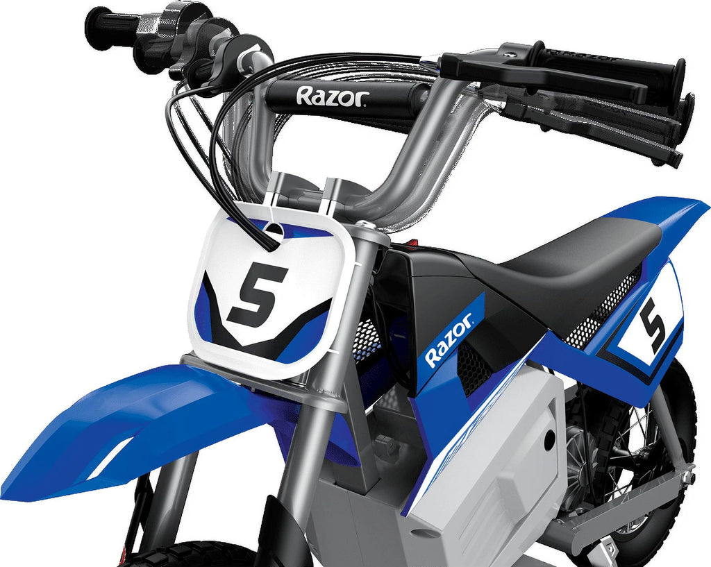 Blue 24V Electric-Powered Dirt Bike X39271
