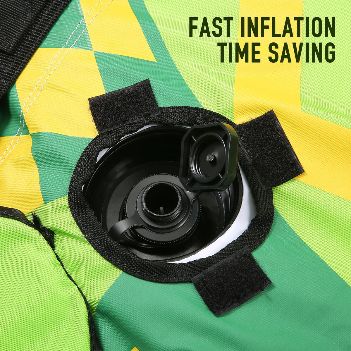Inflatable Towable Tube with EVA Foam Seat Pads V64911