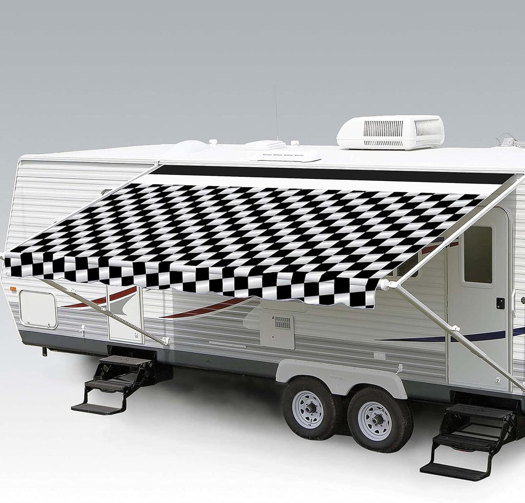 Heavy Duty Weatherproof Vinyl RV Awning Fabric Replacement P991