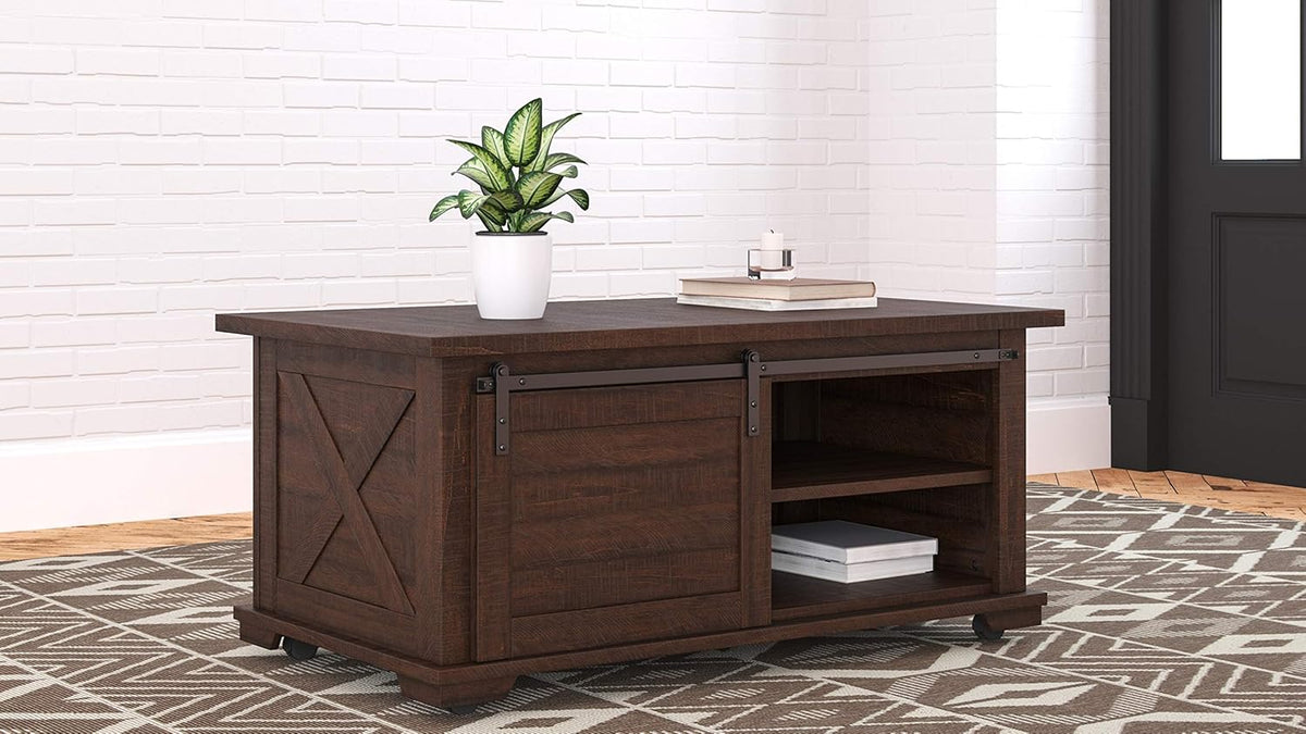 Brown Cocktail Table W814