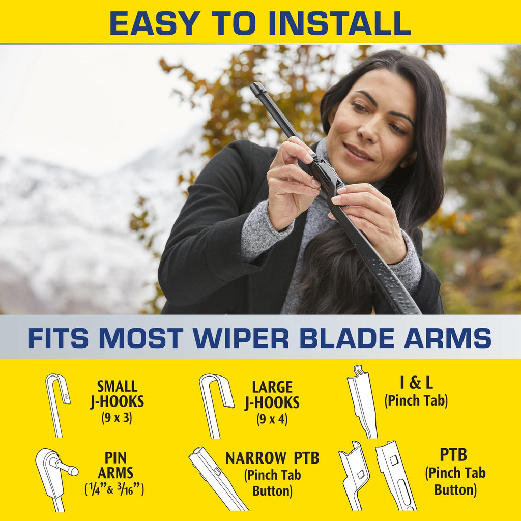 22 2-in-1 Windshield Wiper Blade Y1600