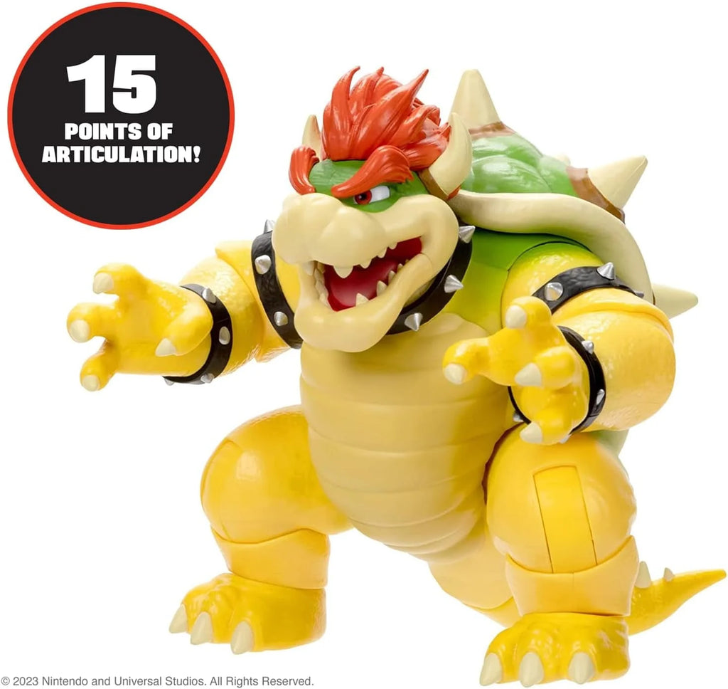 7 inch Bowser Action Figure with Fire Breathing Effects T82710