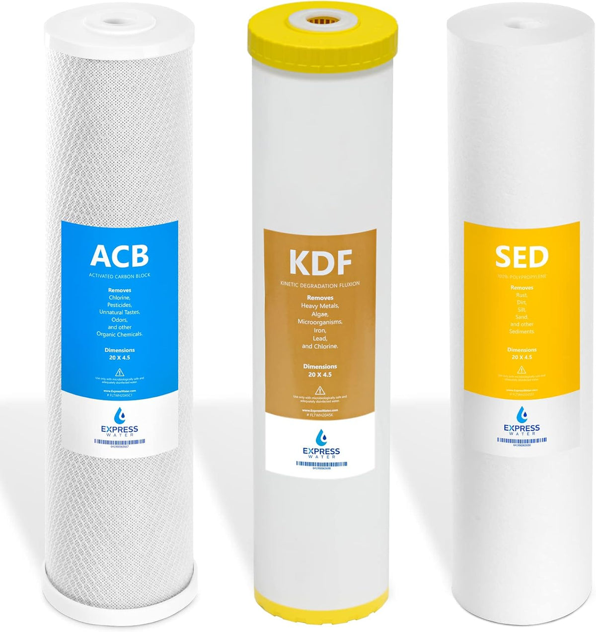 Whole House 3 Stage Water Filtration Replacement Kit E87721