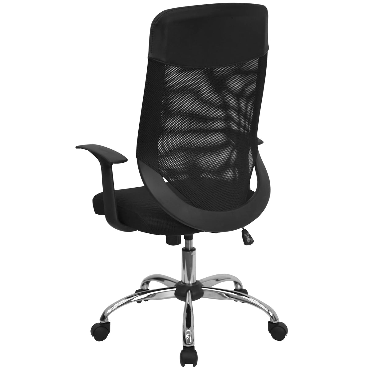 Black Mesh High Back Executive Swivel Office Chair with Arms F4400