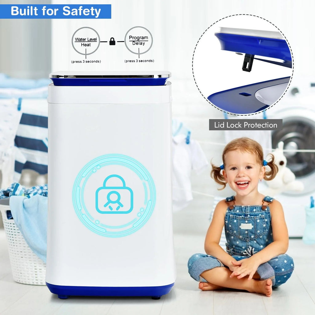 7.7lbs Compact Automatic Washing Machine P945934