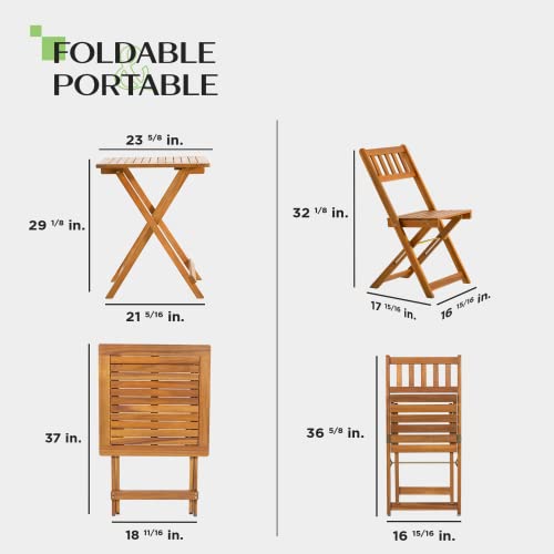 Wicker Bistro Table and Chairs Set of 2 V900591