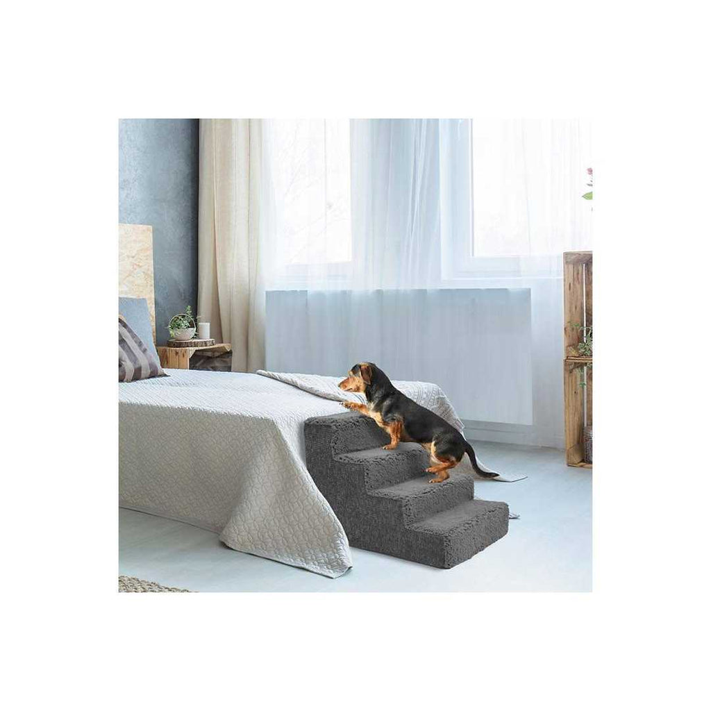 High Density Foam Sherpa Top Pet Steps X4082