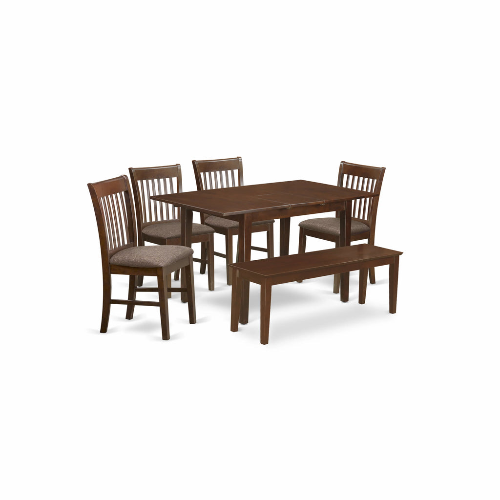 6 Piece Mahogany Wood Dining Room Set W723982
