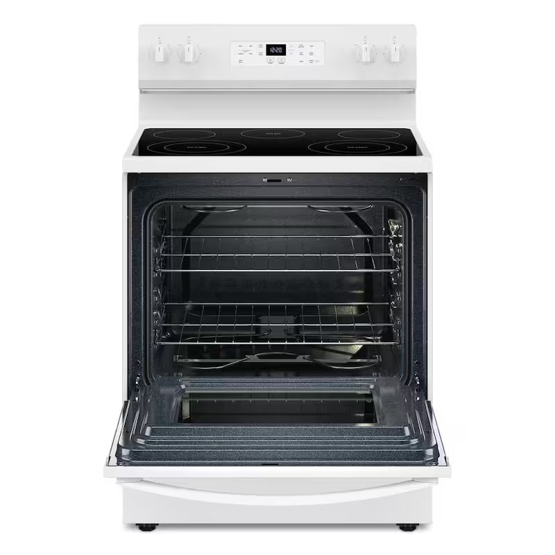 5 Element Freestanding Electric Range in White A7198