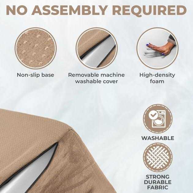 High Density Foam Sherpa Top Pet Steps X4082