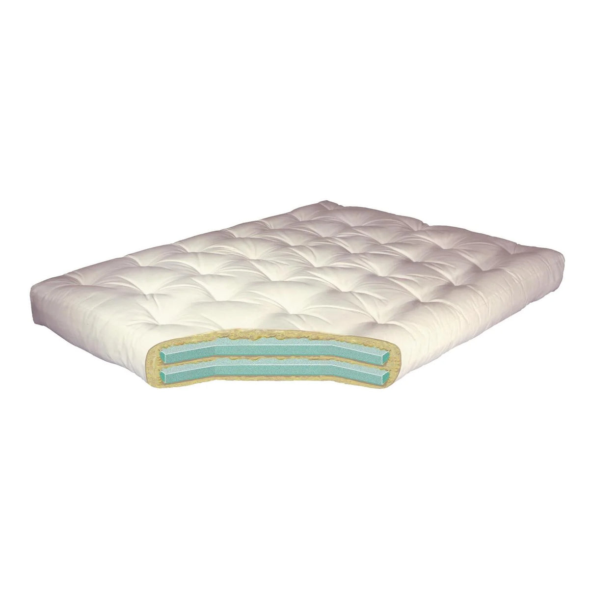 Black Cotton Full Futon Mattress O304404