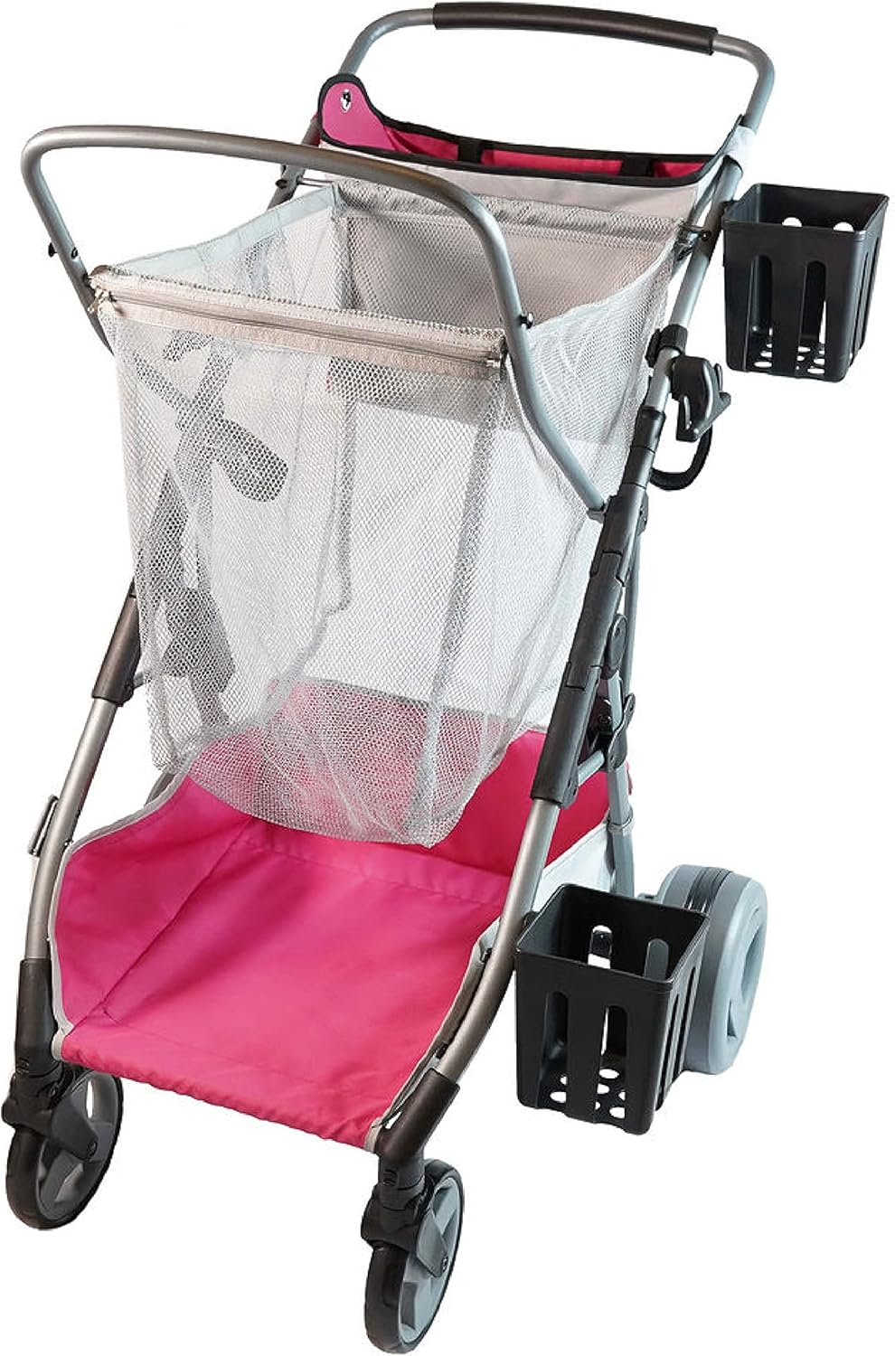 Compact Folding Cart with Oversized Wheels and Aluminum Frame U16830