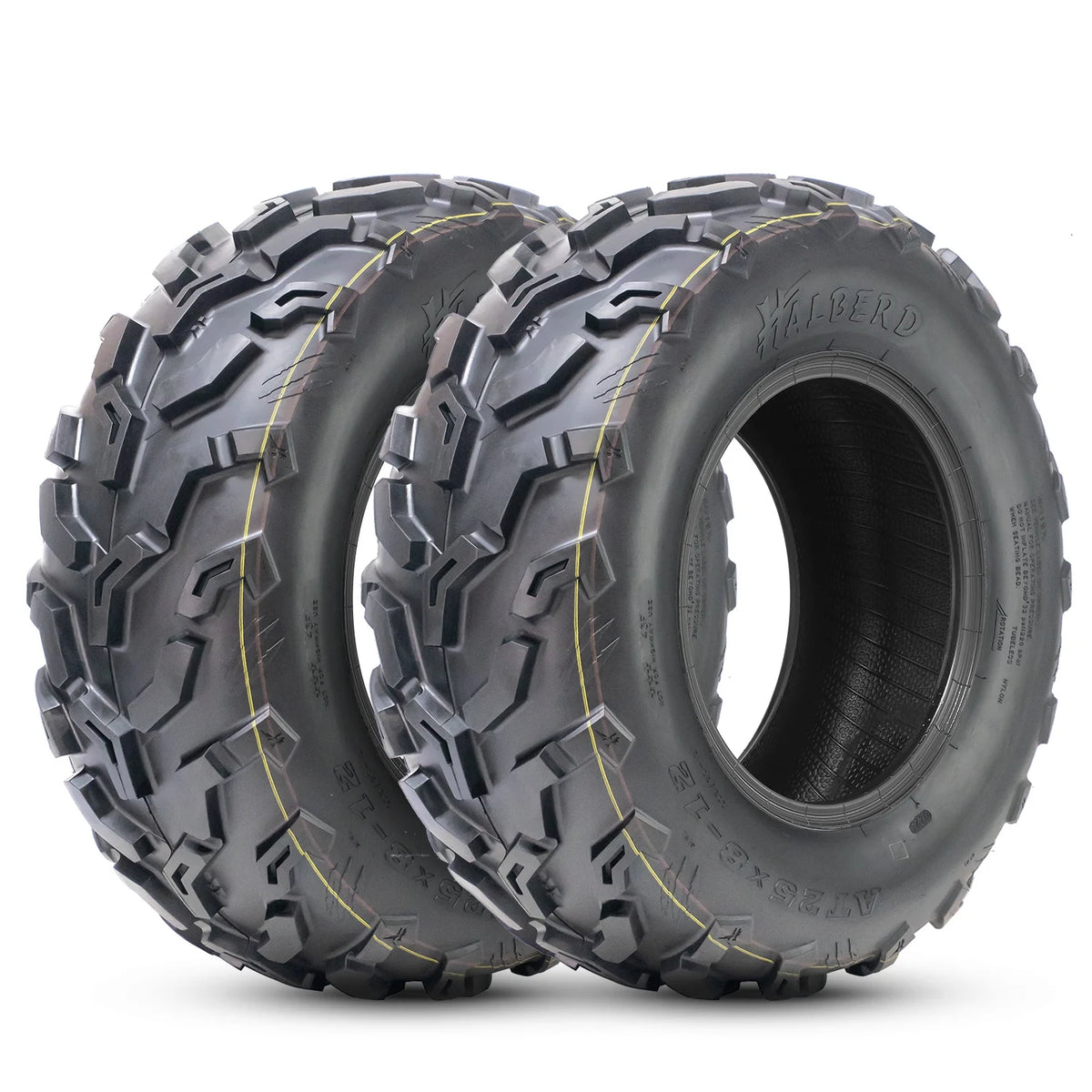 25X8-12 All Terrain Off-Road ATV UTV Tires Set of 2 V3368