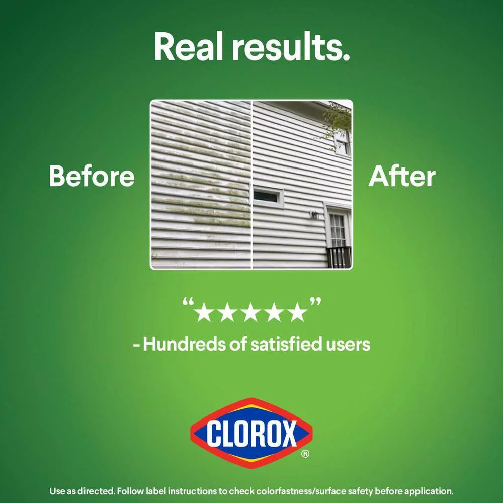 Concentrated Liquid Outdoor Bleach Cleaner 3-Pack V13996