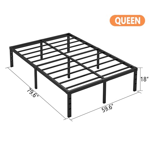 14 Inch Twin Size Metal Platform Bed Frame with Under Bed Storage L927