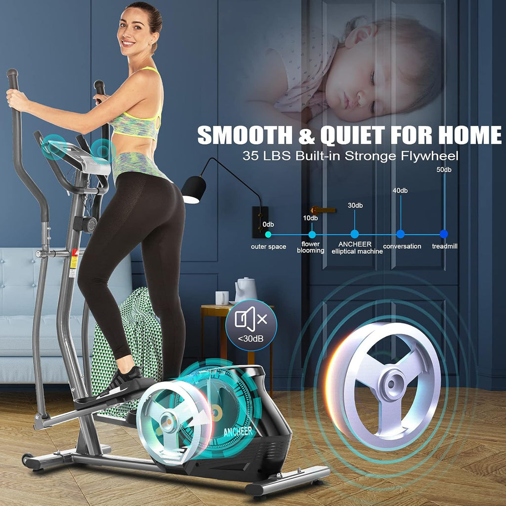 Elliptical Cross Trainer with LCD Monitor W6285