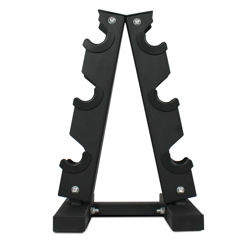 Neoprene Dumbbells with 5 Tier Rack L889