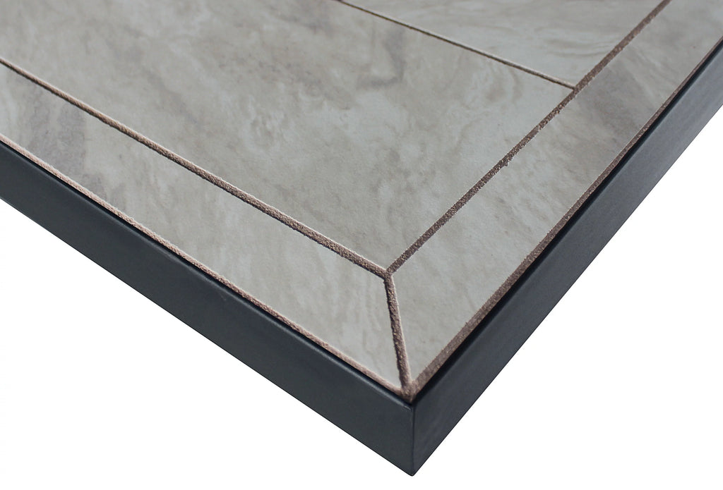 Square Tile Top Gas Fire Pit Table with 50,000 BTU A2891