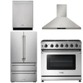 36 Propane Gas Range, Range Hood, Refrigerator, Dishwasher H92158