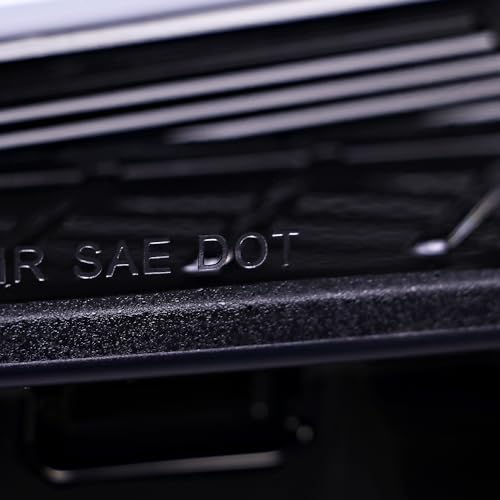 Black Projector Headlights with Sequential LED Turn Signal, L + R Pair Headlamp Assembly A9082