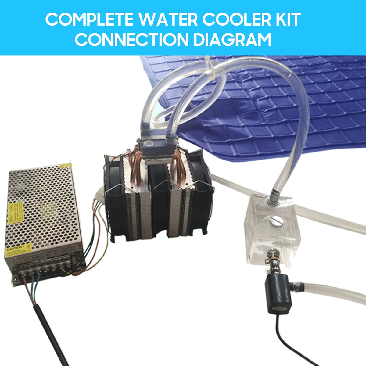 180W Semiconductor Refrigeration Aquarium Chiller for 40 Liters C81182
