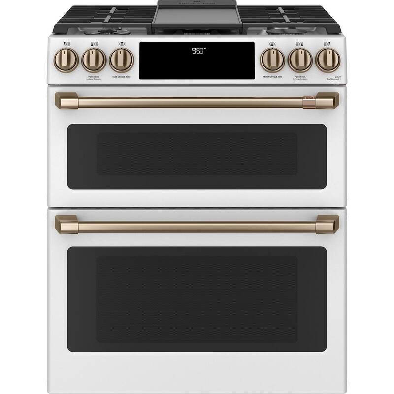 30 in. 7.0 cu. ft. Slide-In Smart Double Oven Dual-Fuel Range C6245