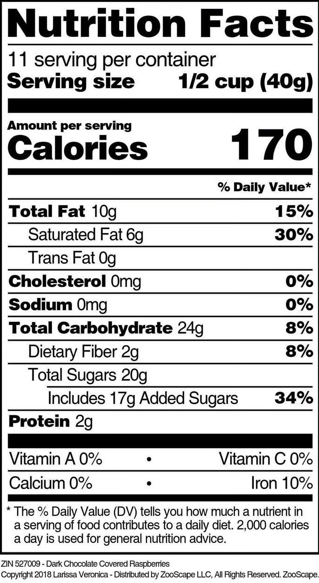 Dark Chocolate Covered Raspberries, 16 oz Q200272