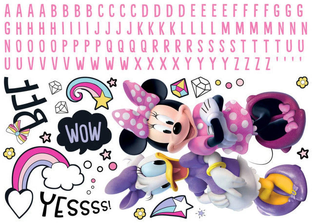 Peel And Stick Giant Wall Decals with Alphabet A4694