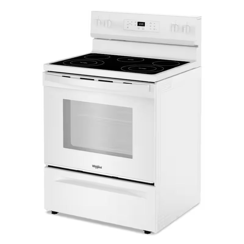 5 Element Freestanding Electric Range in White A7198