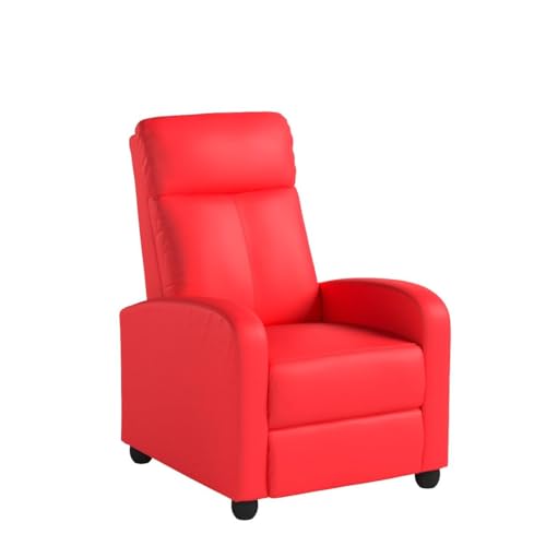 Black Recliner Chair with 2 Point Massage and Lumbar Support M86473