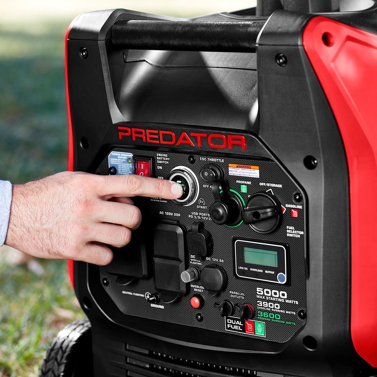 5000 Watt Dual-Fuel Inverter Generator I51263