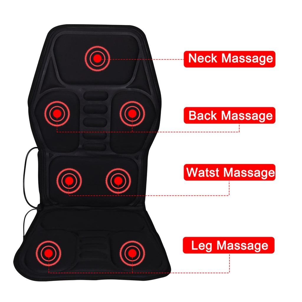 8 Mode Heated Electric Kneading Massage Seat Cushion Y72671