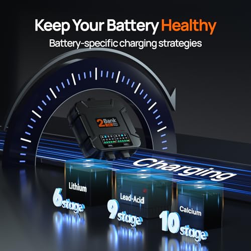 10A IP68 Waterproof 12V Marine Battery Charger R1110