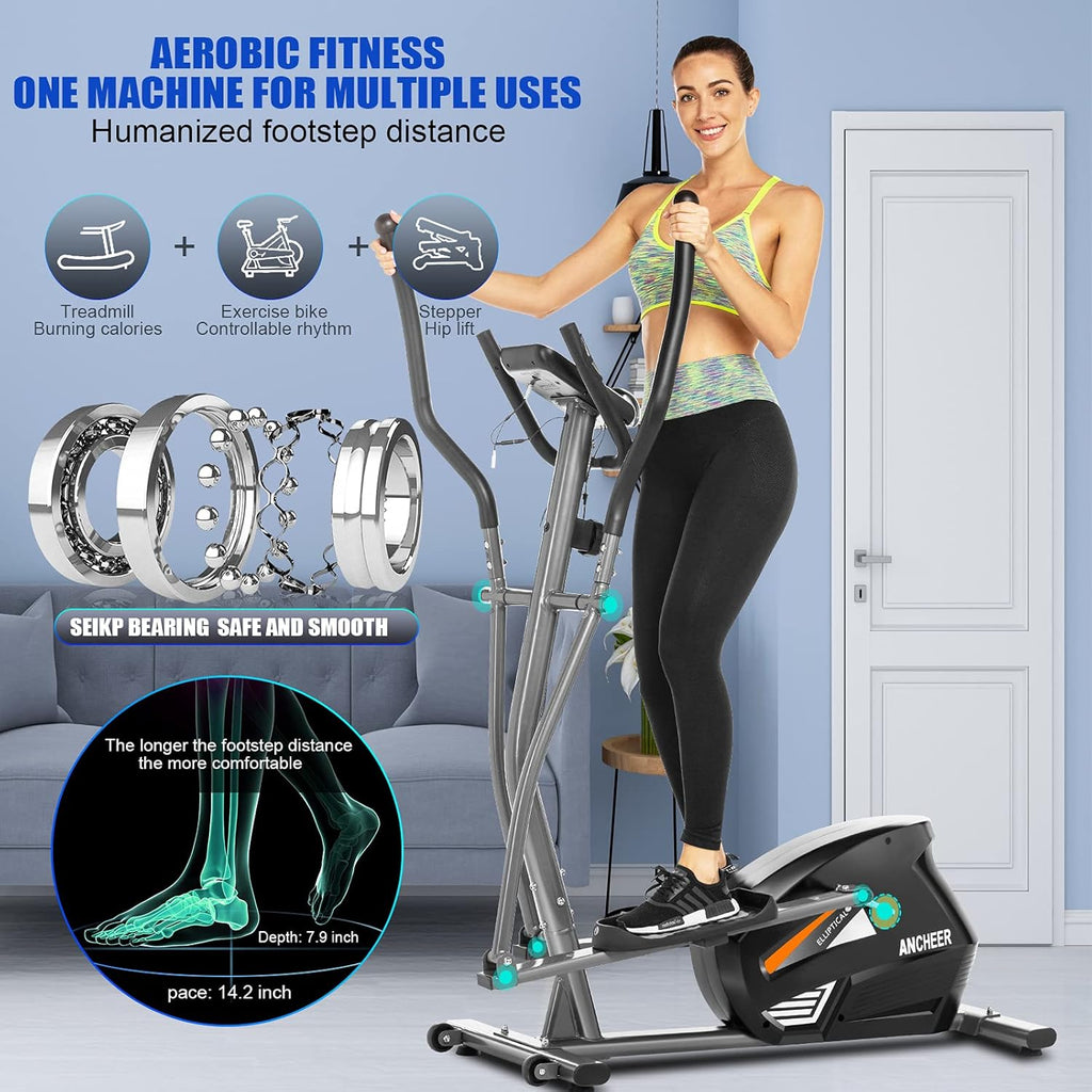 Elliptical Cross Trainer with LCD Monitor W6285