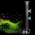 Aquarium Shrimp Feeding Tube and Dish Clear Crystal Glass F758