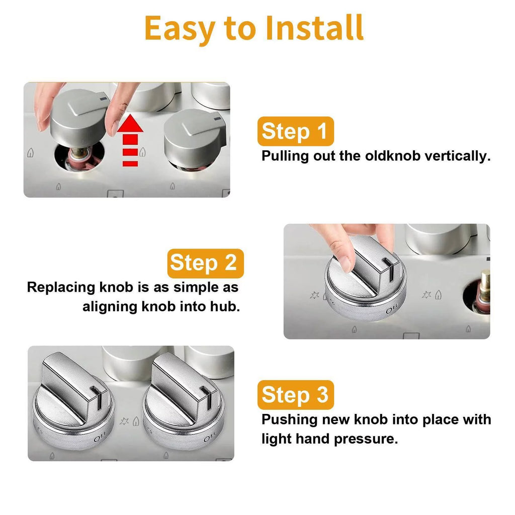 Stainless Steel Control Knobs C40032