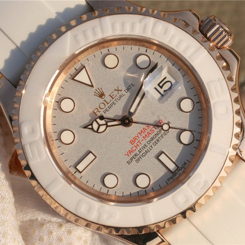 Rose Gold Mix White 40mm P4329