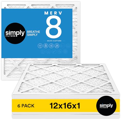 20x20x1 Merv 8 Air Filter, 6 Pack V390