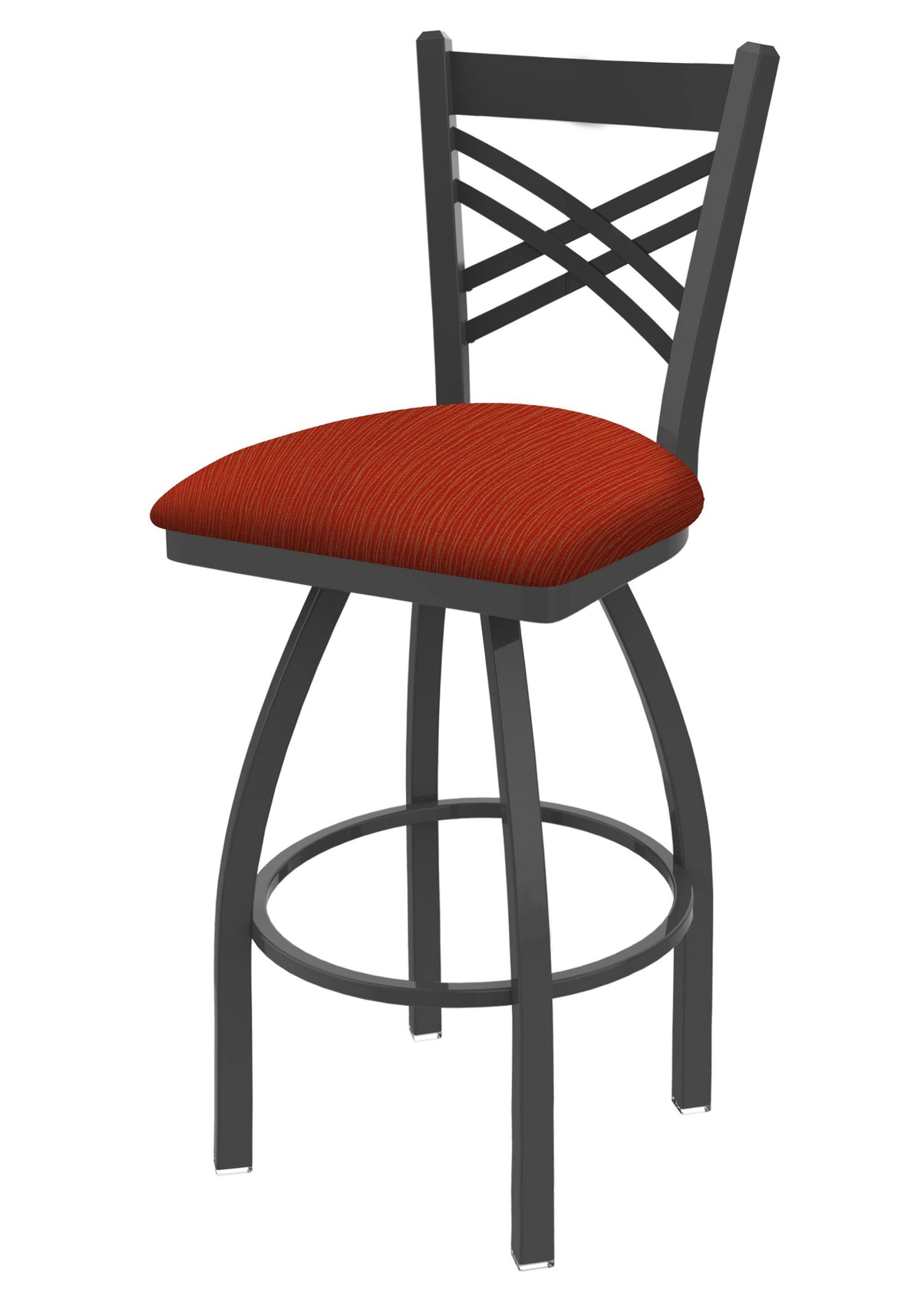 36 inch Swivel Bar Stool with Pewter Finish Y860