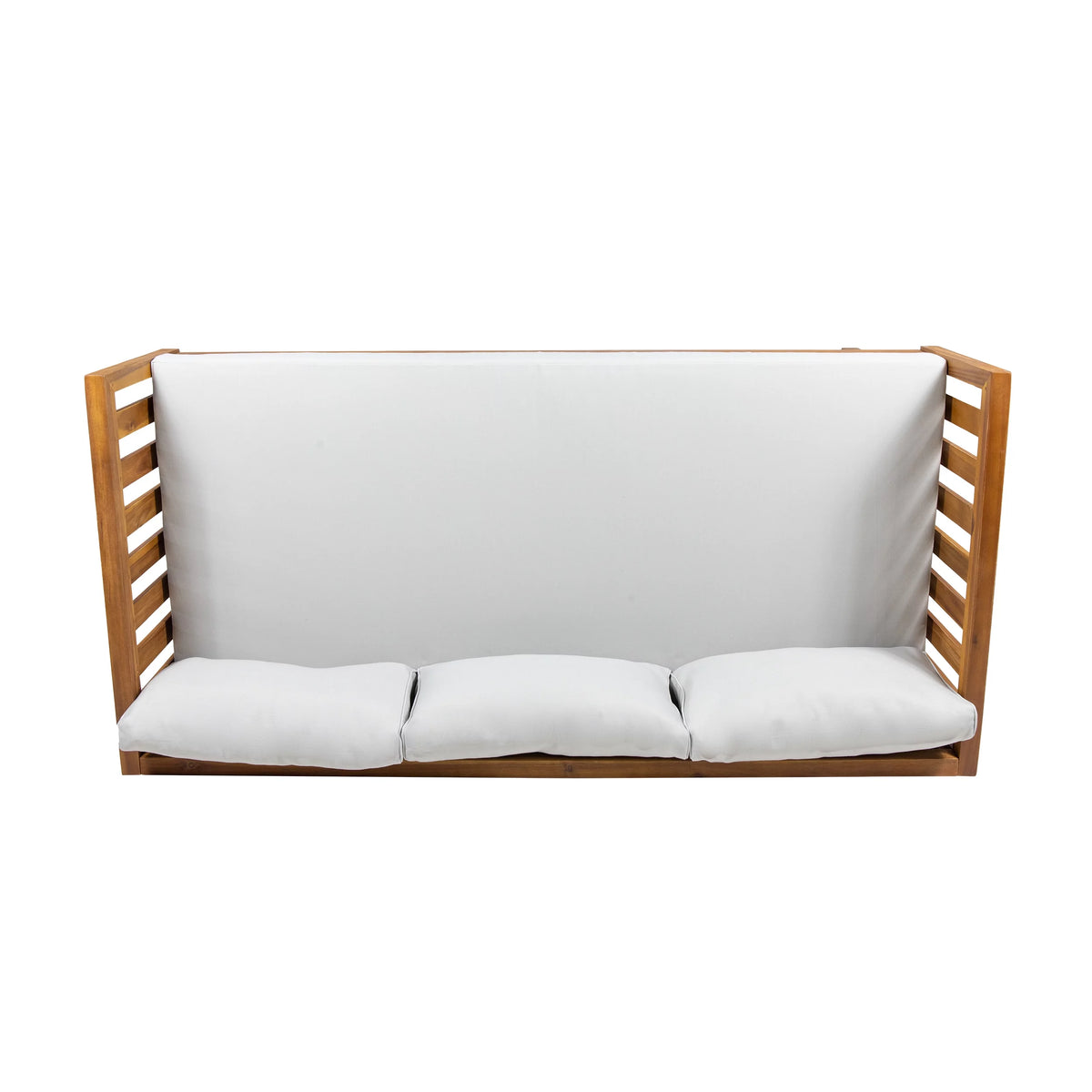 3-Seater Acacia Wood Outdoor Daybed X8394