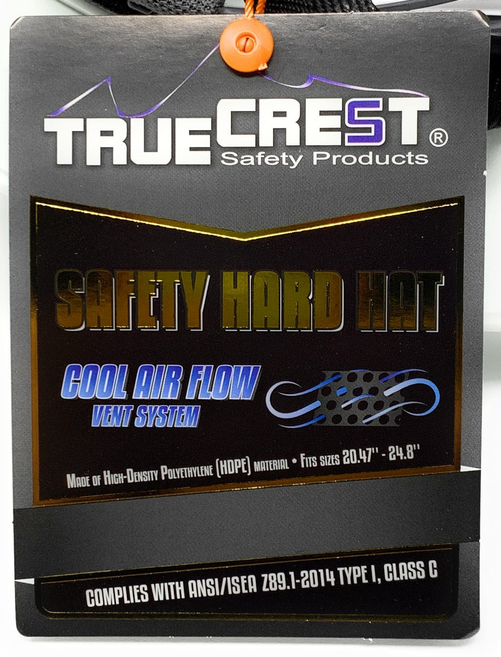 Blue Silver Full Brim Hard Hat with Suspension Z10332