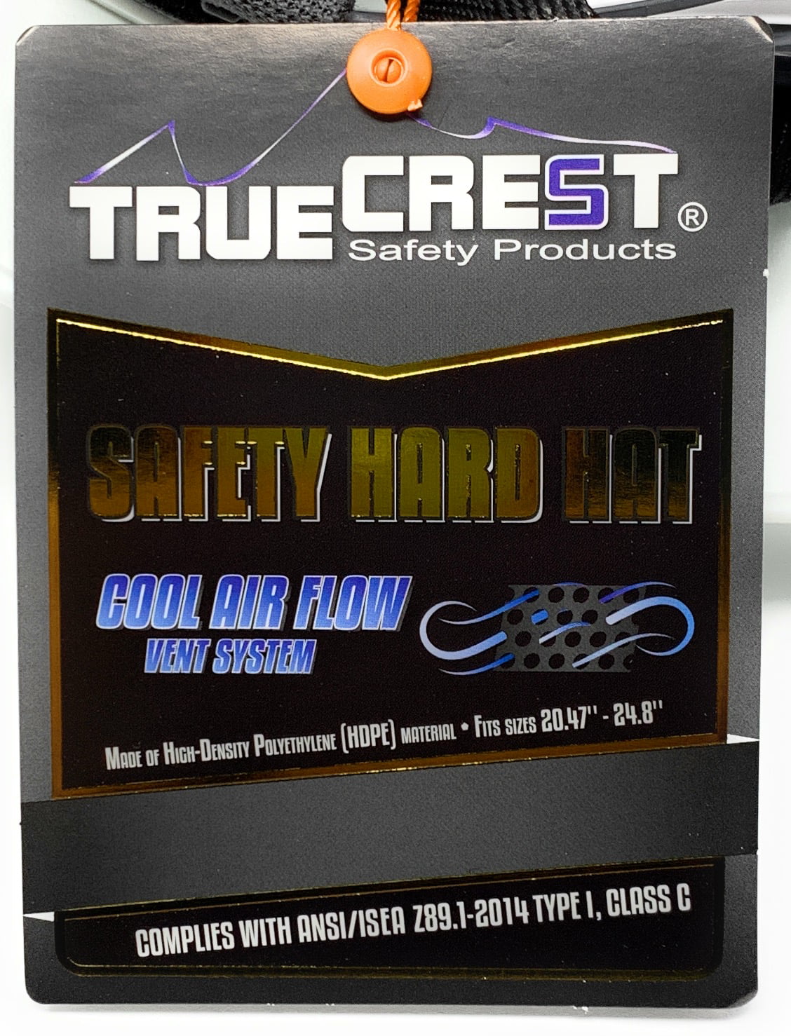 Blue Silver Full Brim Hard Hat with Suspension Z10332