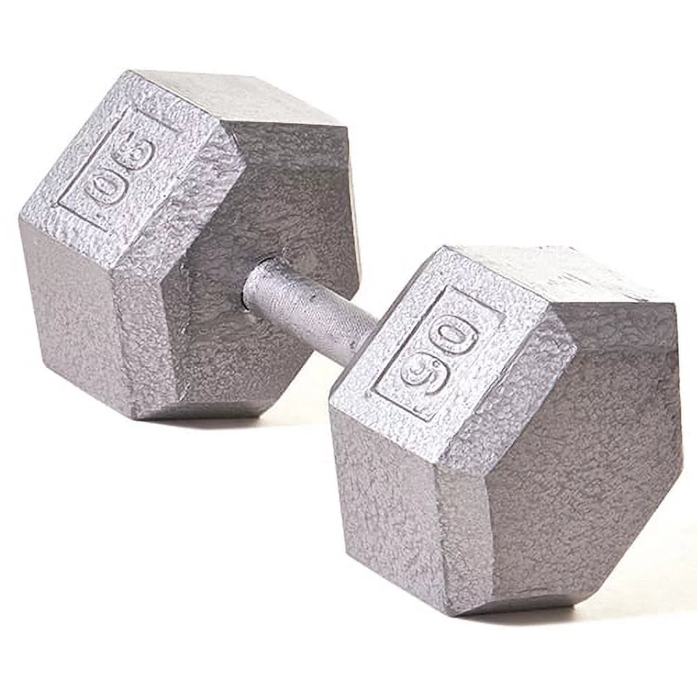 Solid Cast-Iron Hex Dumbbell O66283