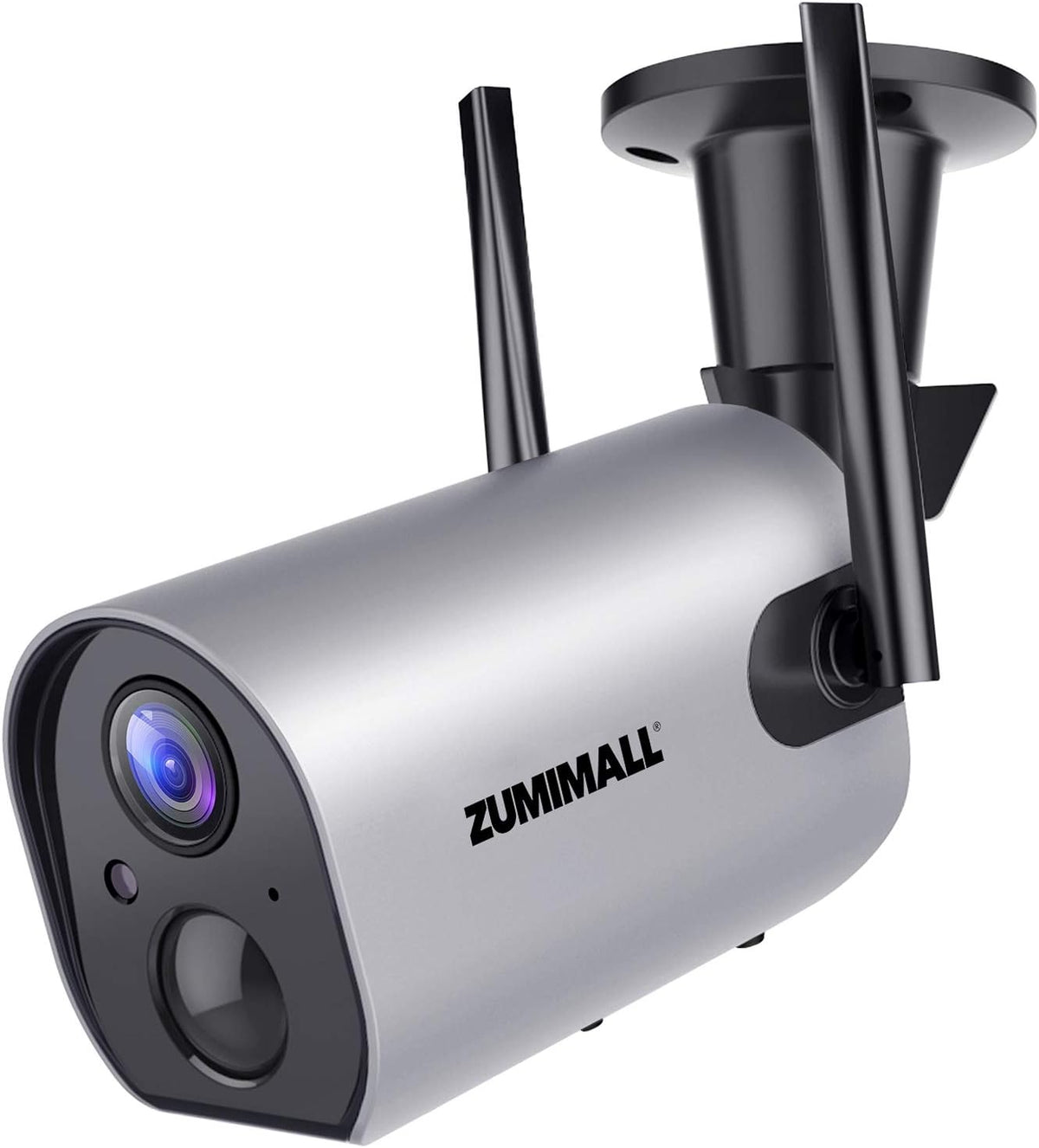 Wireless Outdoor WiFi Security Camera, Rechargeable Battery Powered, 2PCS P1221
