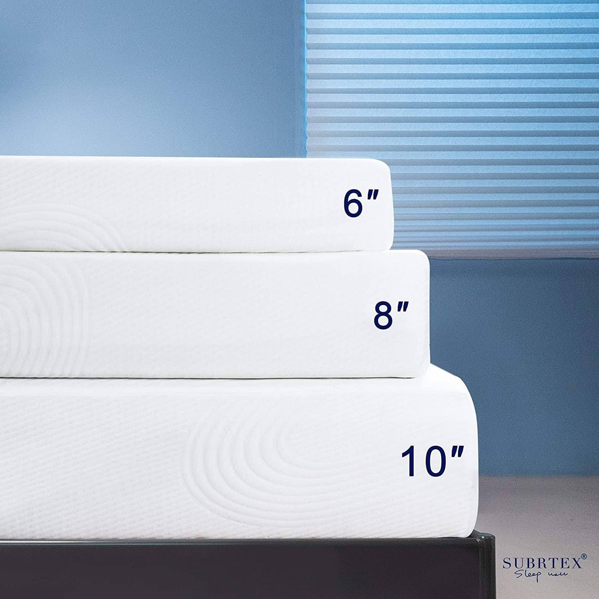 10 inch Gel-Infused Memory Foam Mattress California King Y2085
