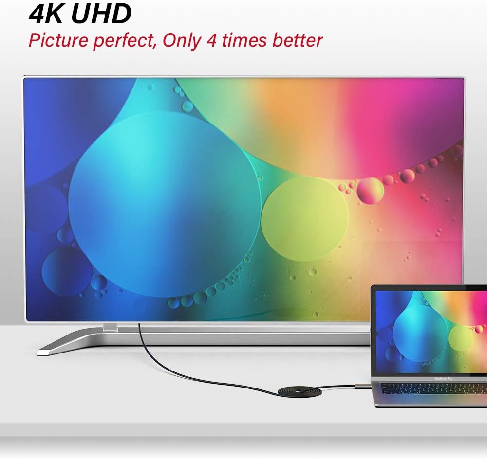 60ft Fiber Optic HDMI Cable 4K@60Hz HDR ARC 18Gbps G914